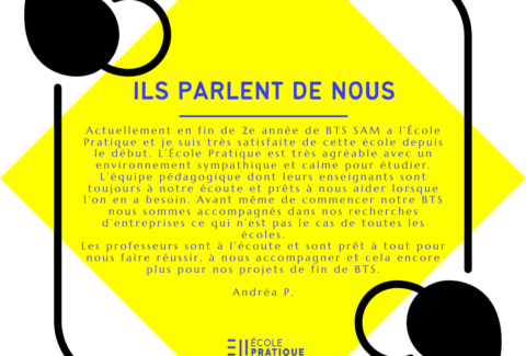 Avis Etudiant Ecole Pratique
